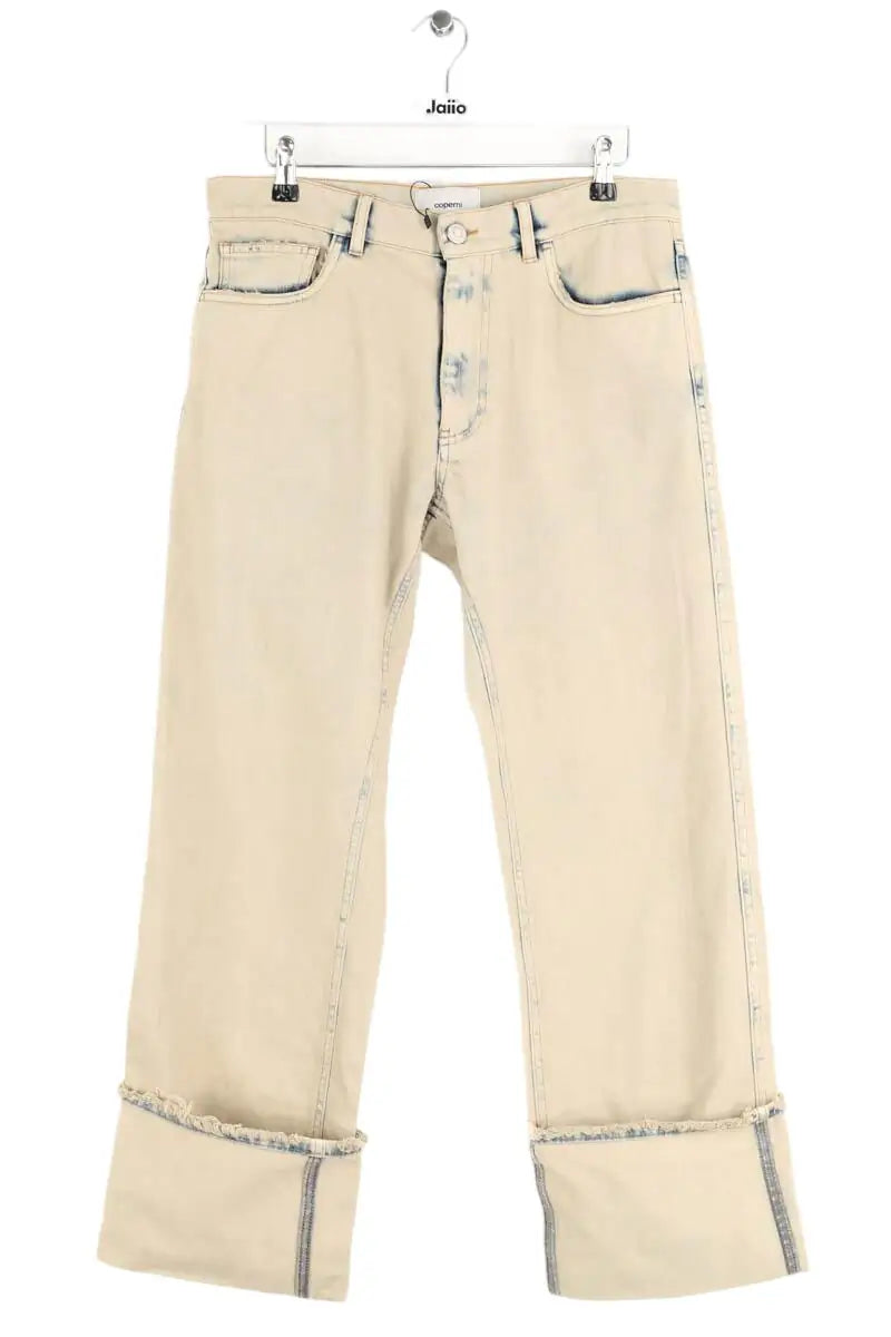 Jean boyfriend Coperni Beige en Coton, taille M - Seconde Main
