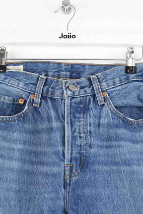 Jean boyfriend Levi's Bleu en Coton