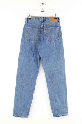 Jean boyfriend Levi's Bleu en Coton