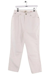 Jean boyfriend Sézane Blanc en Coton, taille XL - Seconde Main
