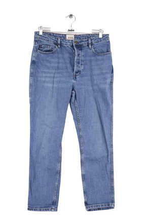 Jean boyfriend Sézane Bleu en Coton, taille XL - Seconde Main