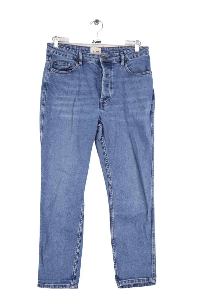 Jean boyfriend Sézane Bleu en Coton, taille XL - Seconde Main