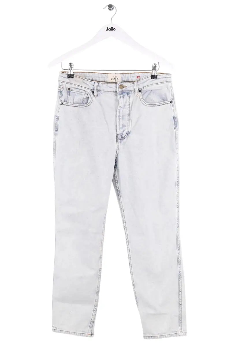 Jean boyfriend Sézane Bleu en Coton, taille XL - Seconde Main