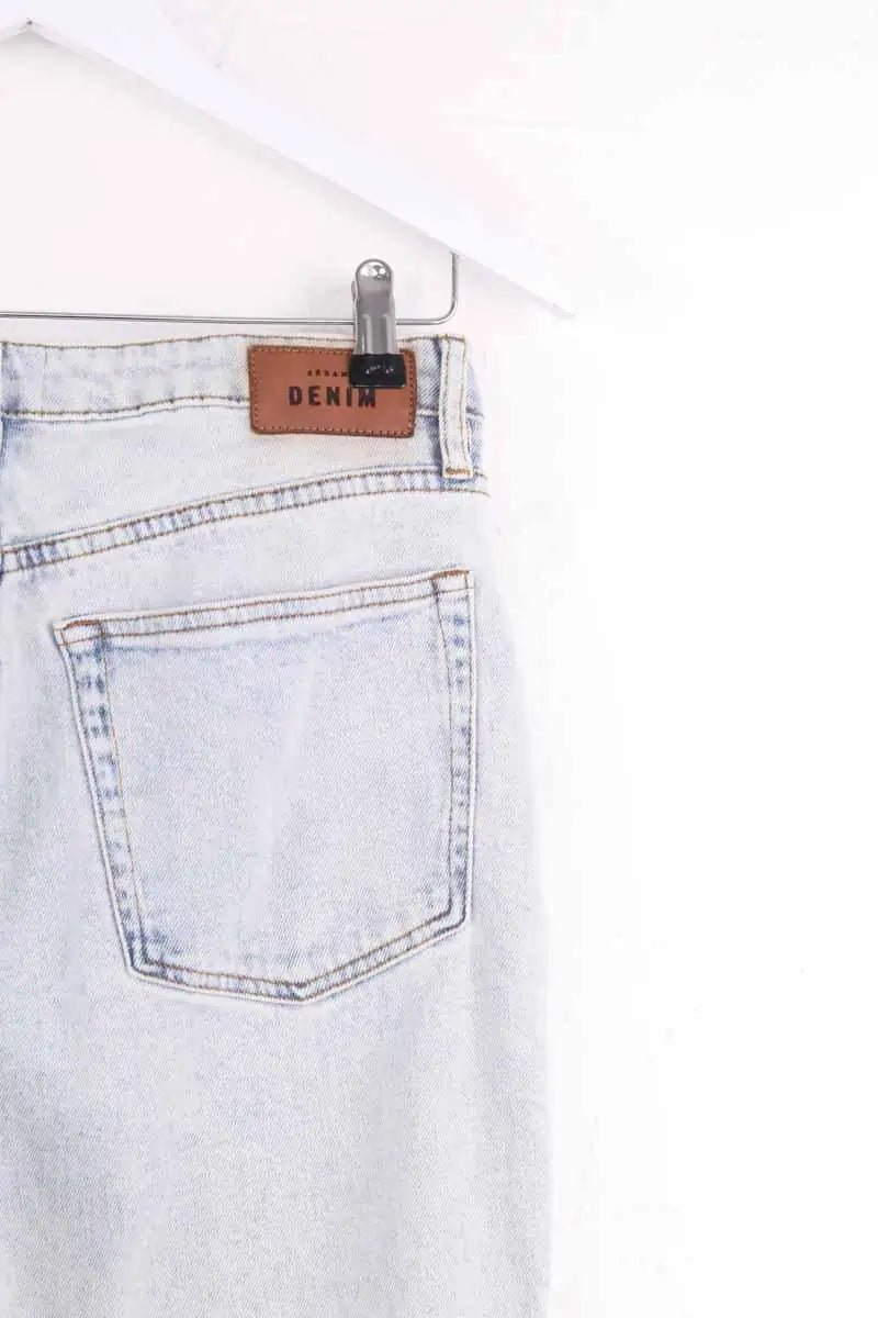 Jean boyfriend Sézane Bleu en Coton