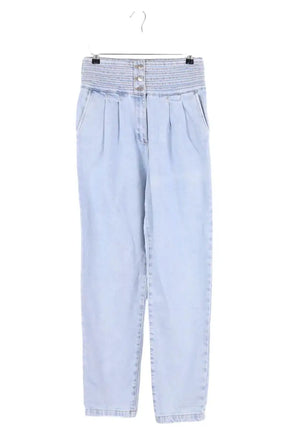 Jean boyfriend taille haute  Sézane Bleu en Coton, taille M - Seconde Main
