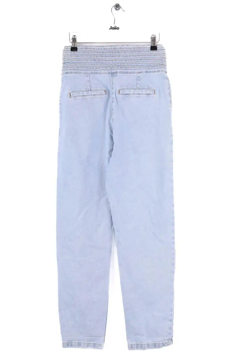 Jean boyfriend taille haute  Sézane Bleu en Coton