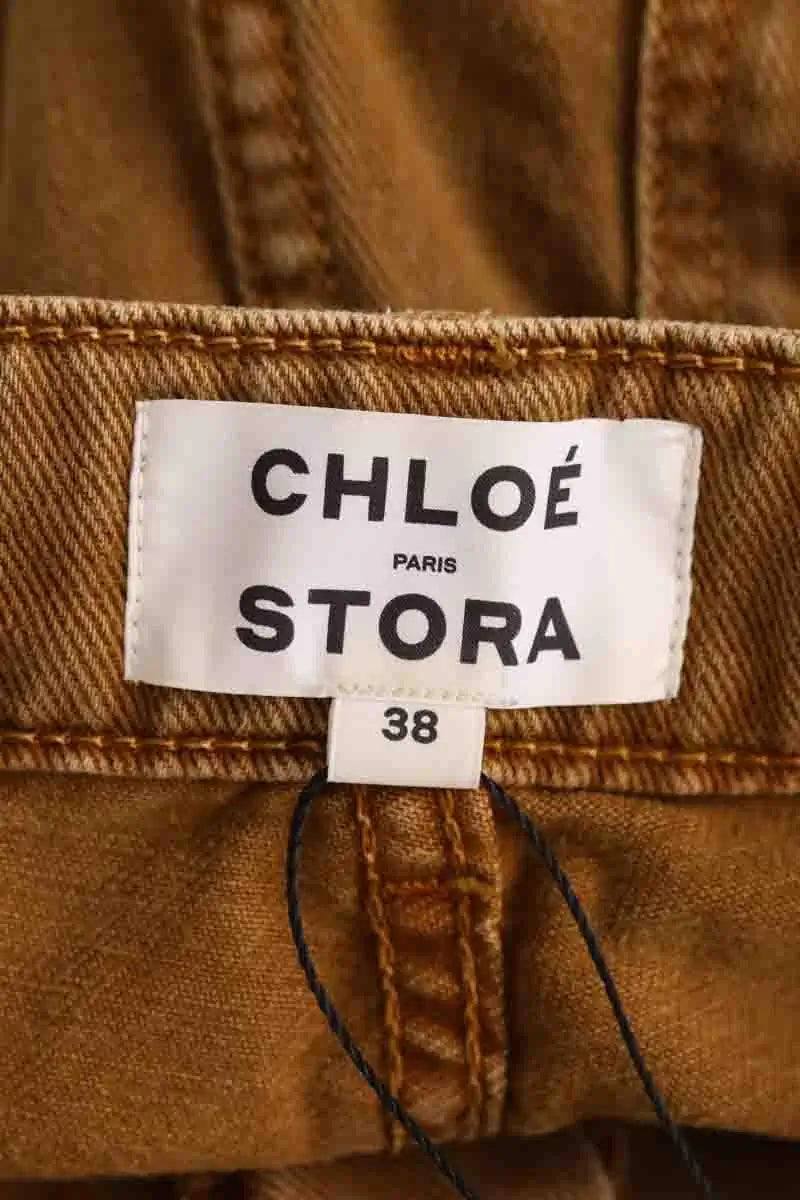 Jean Chloé Stora Camel en Coton