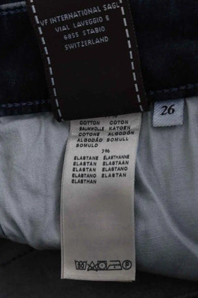 Jean droit 7 For All Mankind Bleu en Coton