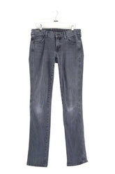 Jean droit 7 For All Mankind Gris en Coton, taille L - Seconde Main