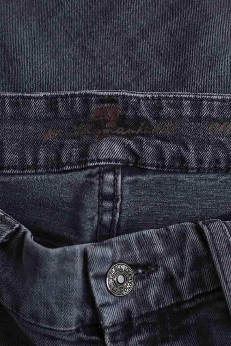Jean droit 7 For All Mankind Gris en Coton