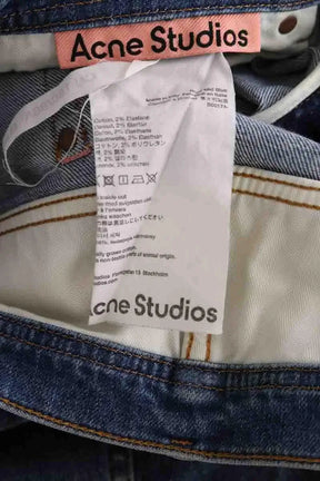 Jean droit Acne Studios Bleu en Coton