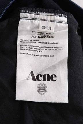 Jean droit Acne Studios Bleu en Coton