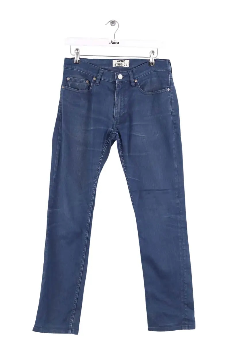 Jean droit Acne Studios Bleu en Coton, taille S - Seconde Main