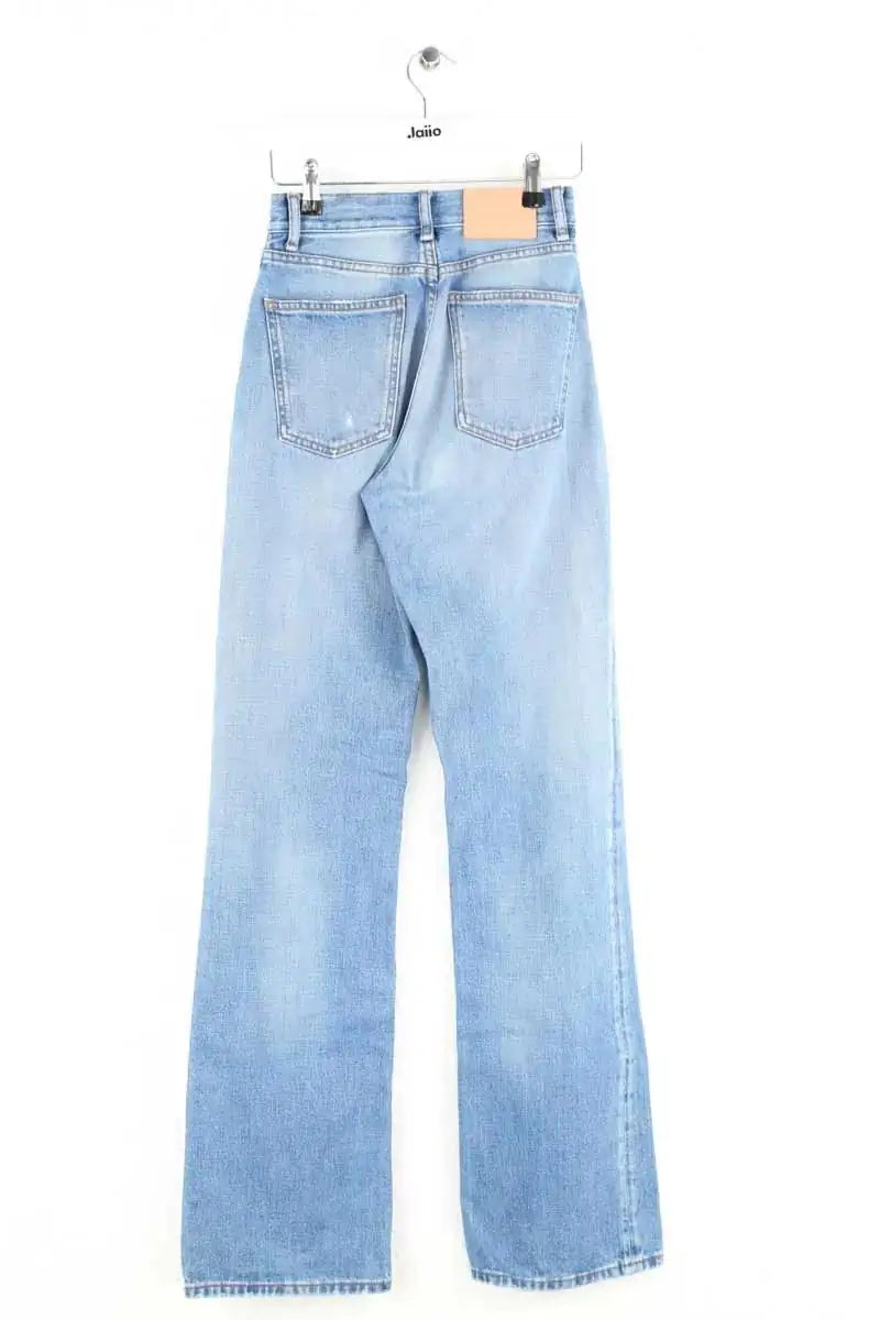 Jean droit Acne Studios Bleu en Coton