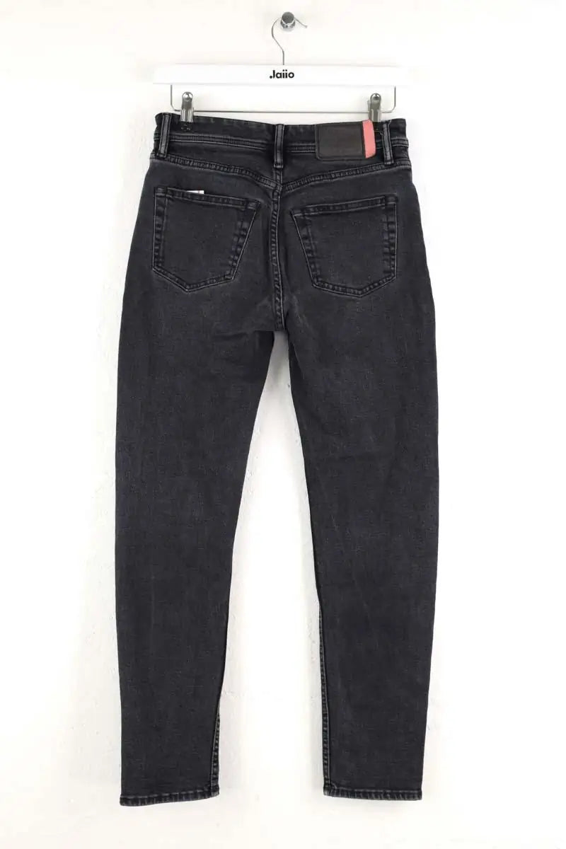 Jean droit Acne Studios Noir en Coton