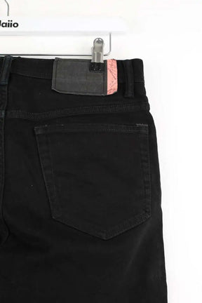Jean droit Acne Studios River stay black Noir en Coton