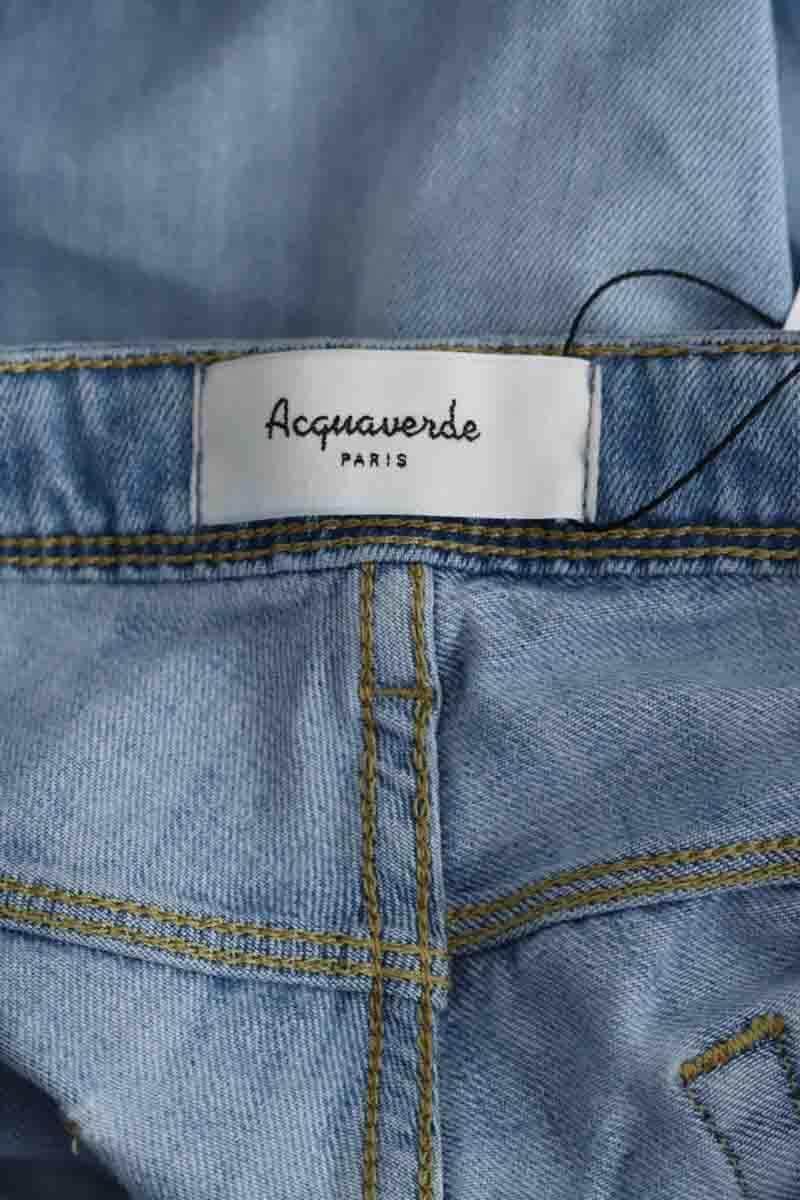 Jean droit Acquaverde Bleu en Coton
