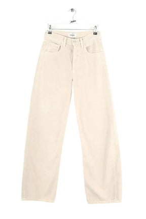 Jean droit Agolde Beige en Coton, taille XS - Seconde Main