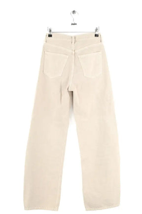 Jean droit Agolde Beige en Coton