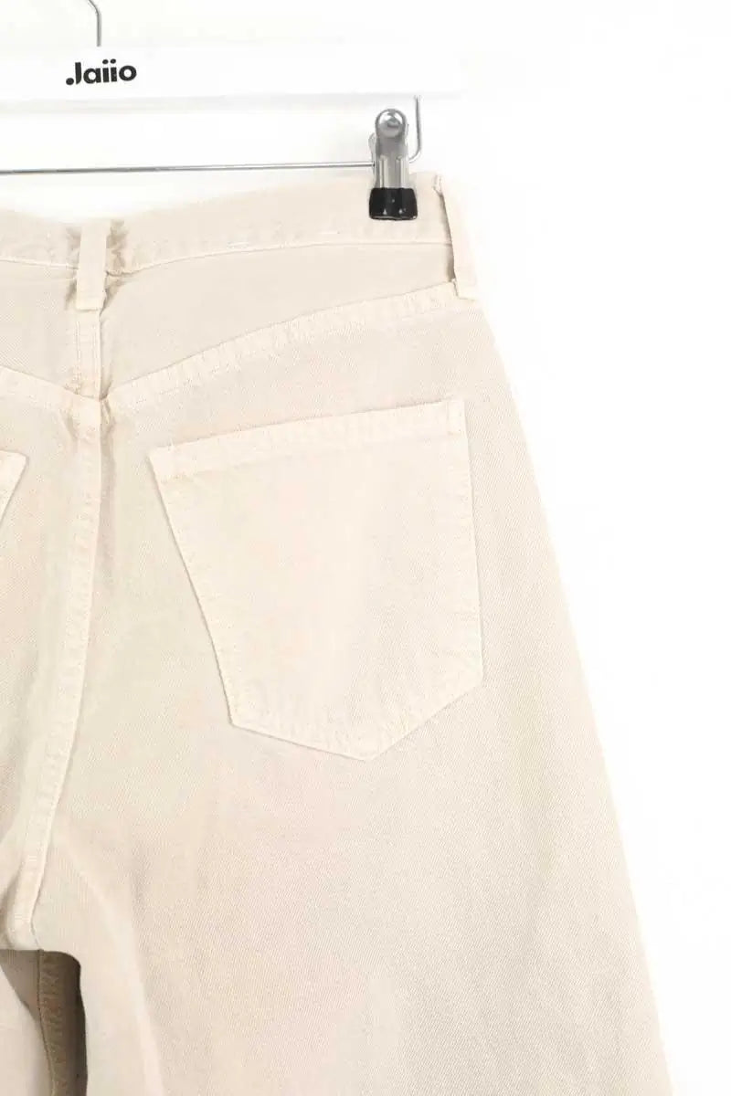 Jean droit Agolde Beige en Coton