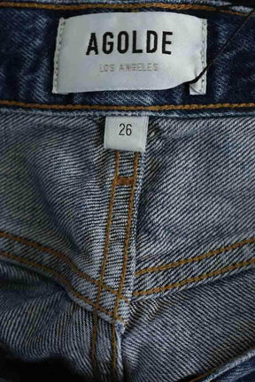 Jean droit Agolde Bleu en Coton