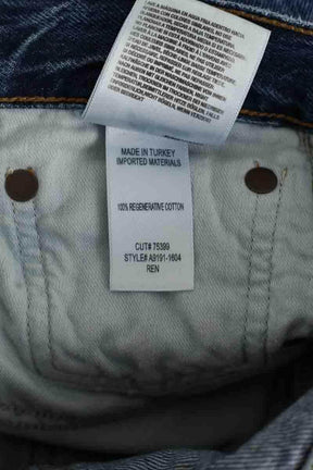 Jean droit Agolde Bleu en Coton