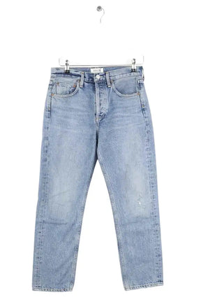 Jean droit Agolde Bleu en Coton, taille XS - Seconde Main