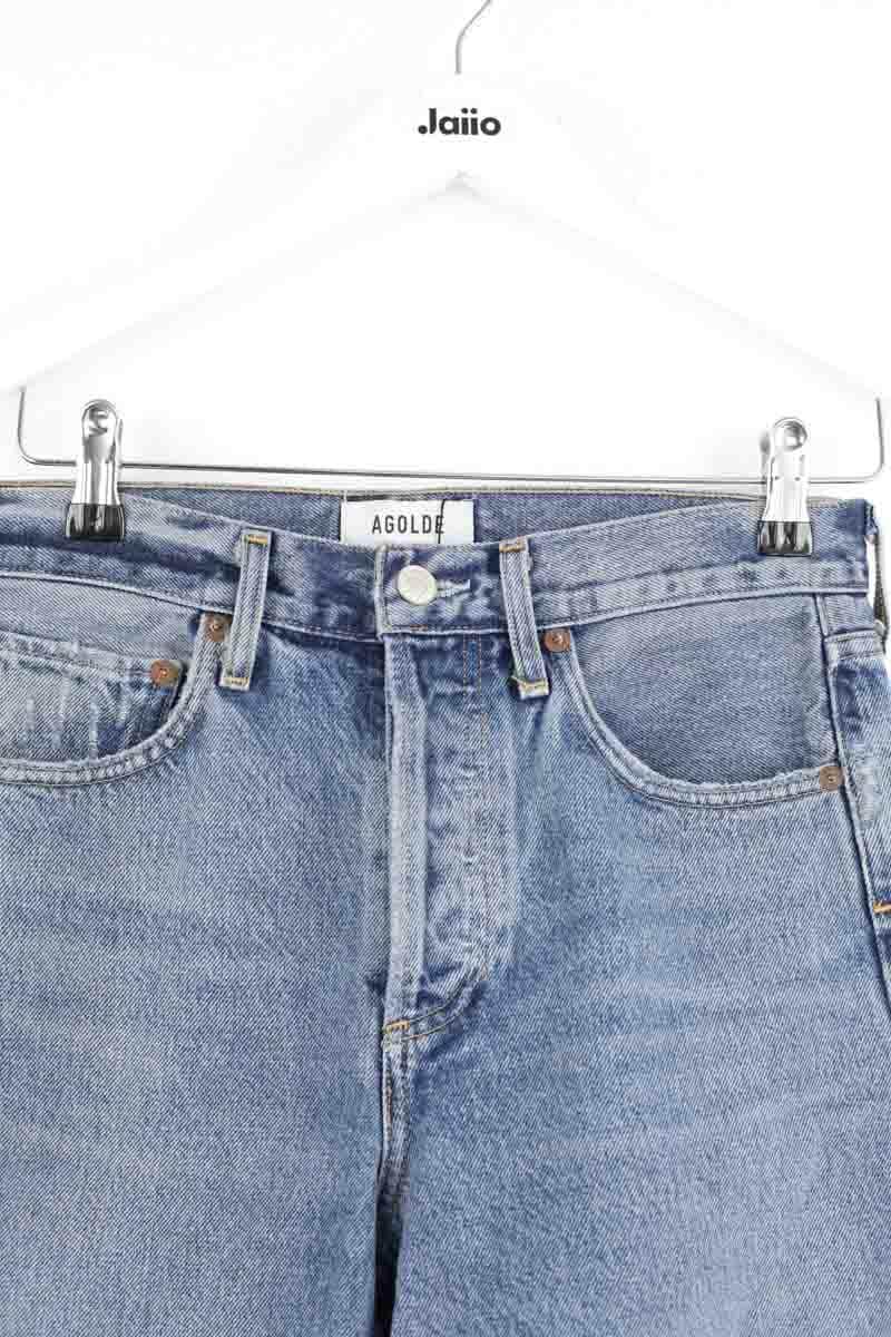 Jean droit Agolde Bleu en Coton