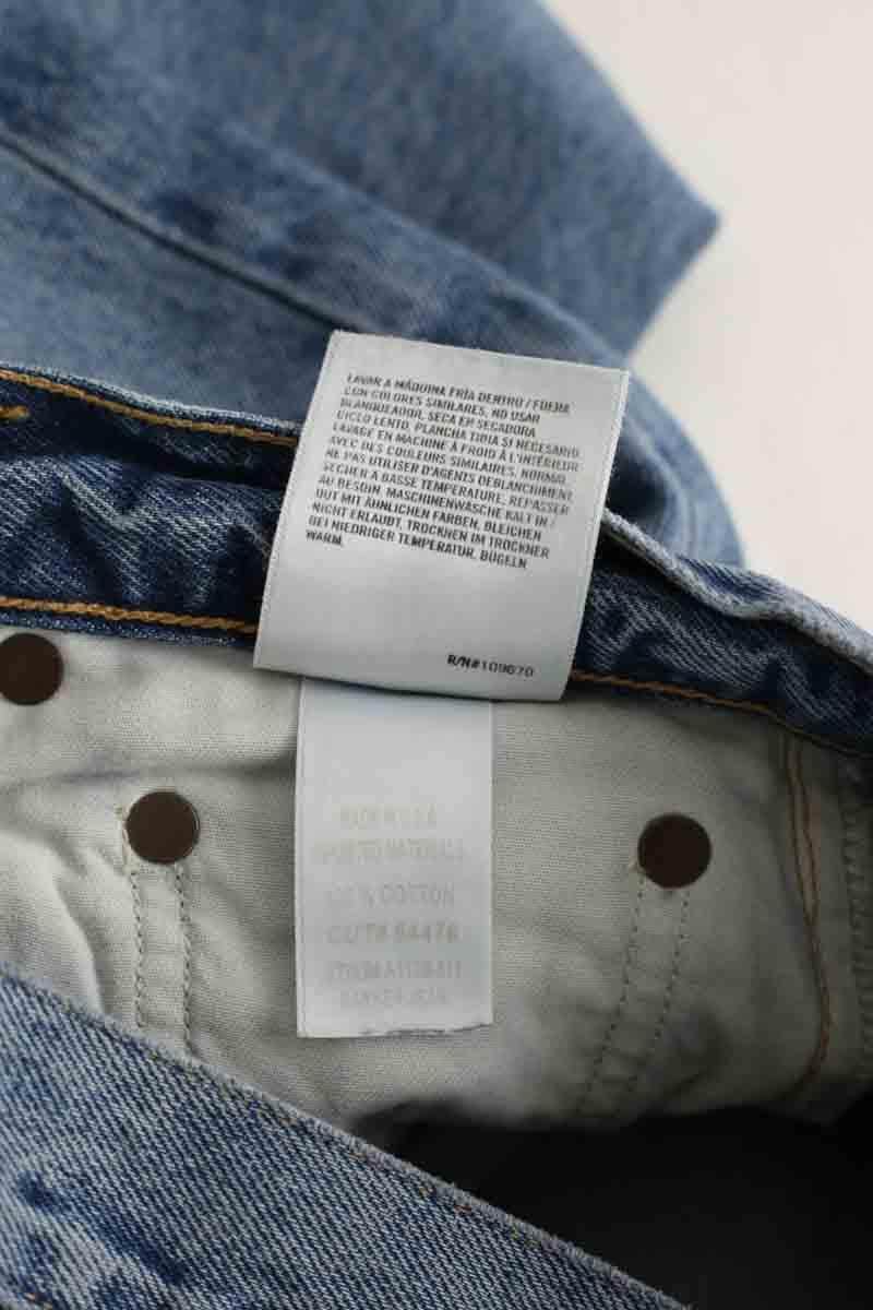 Jean droit Agolde Bleu en Coton
