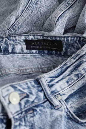 Jean droit All Saints Bleu en Coton