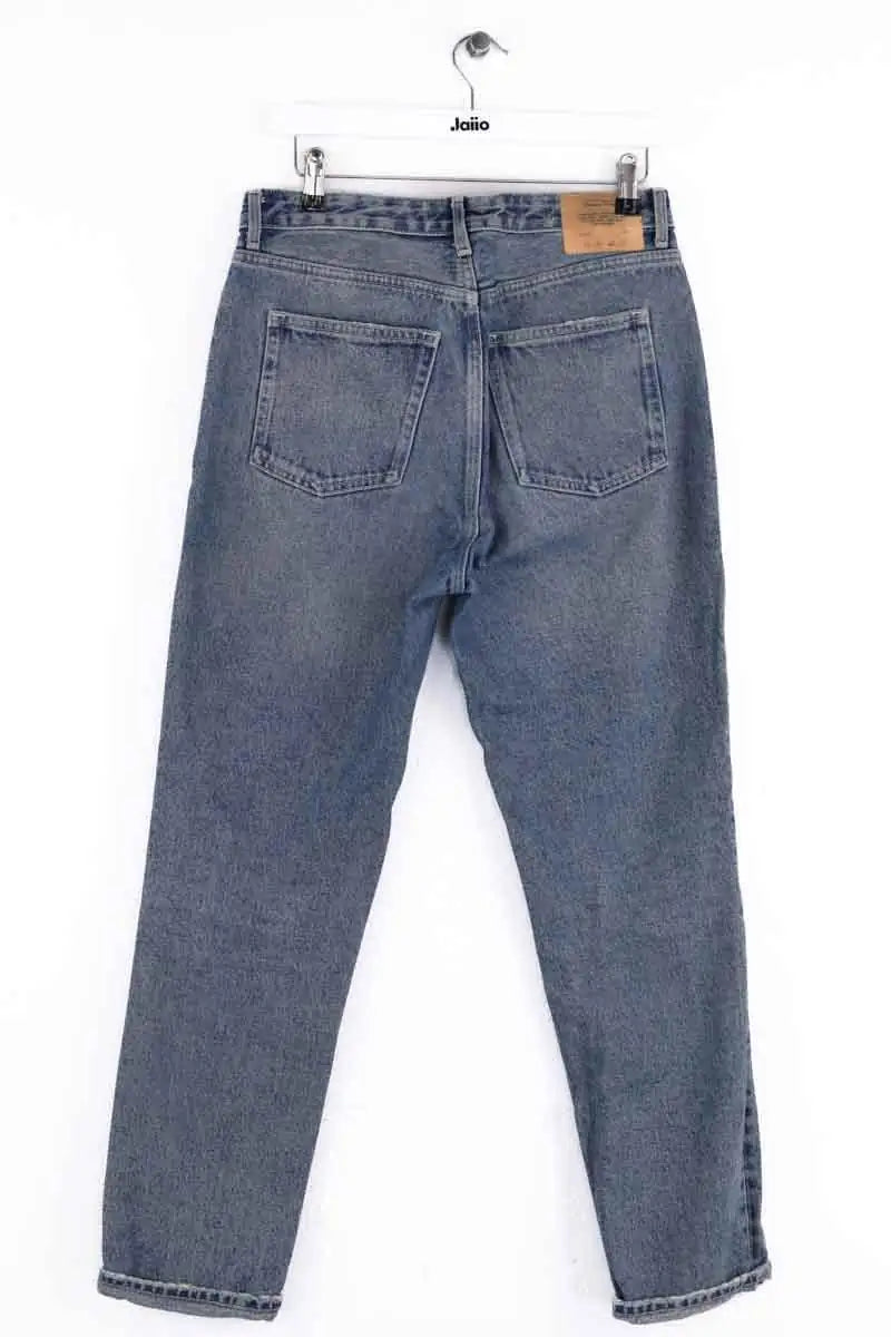 Jean droit American Vintage Bleu en Coton