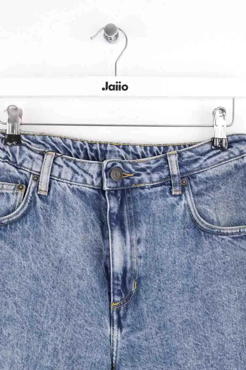 Jean droit American Vintage Bleu en Coton