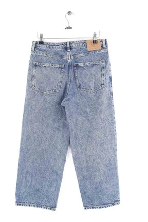 Jean droit American Vintage Bleu en Coton