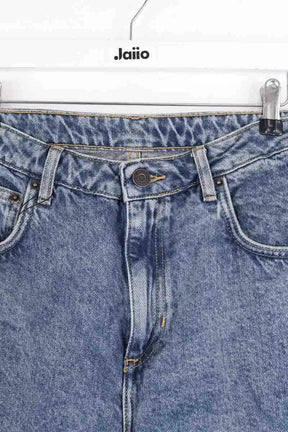 Jean droit American Vintage Bleu en Coton