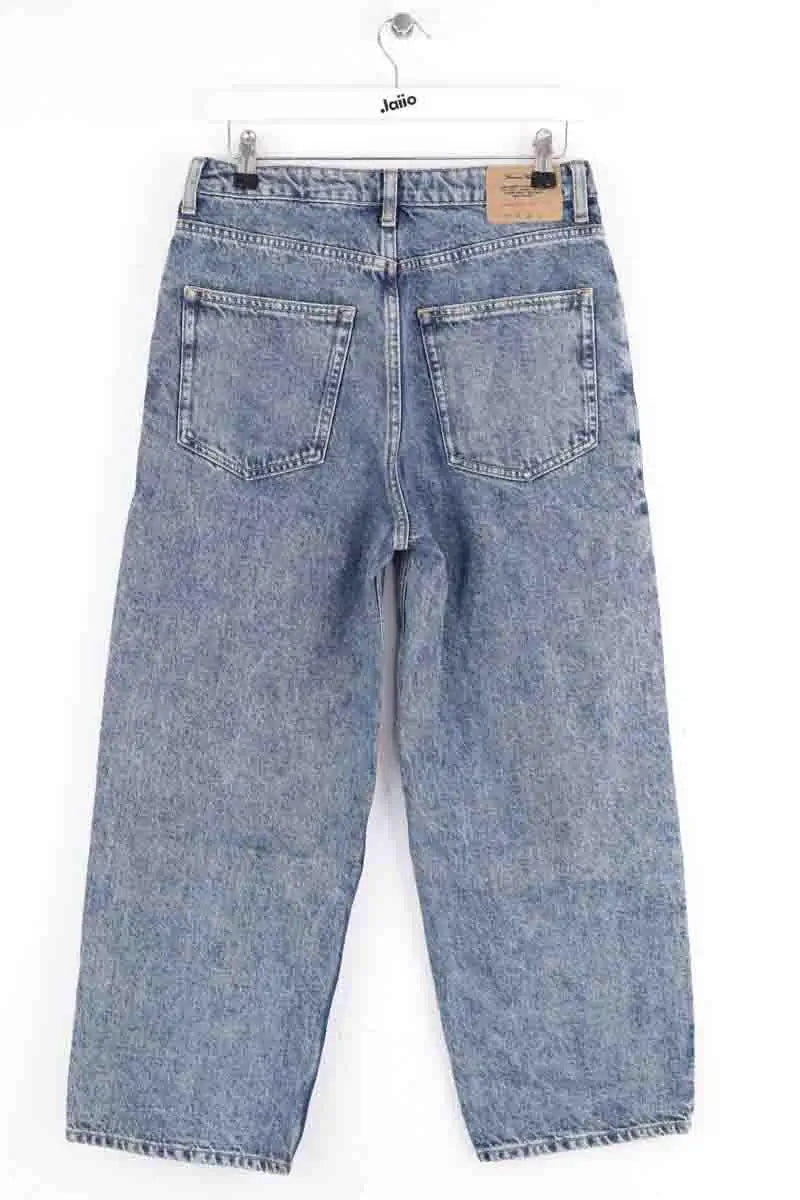 Jean droit American Vintage Bleu en Coton