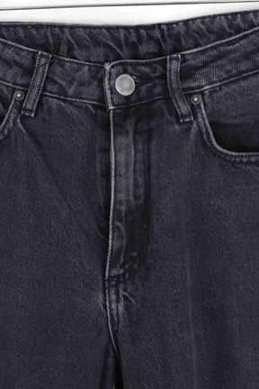 Jean droit American Vintage Noir en Coton