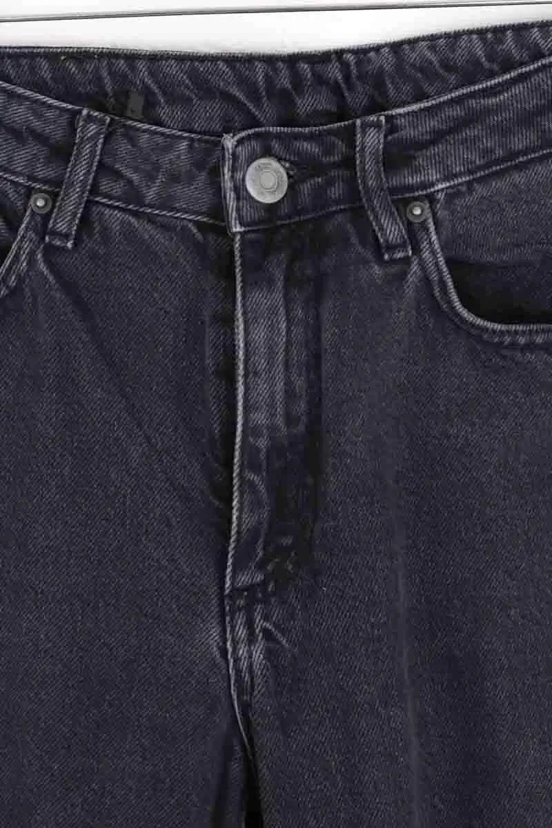 Jean droit American Vintage Noir en Coton