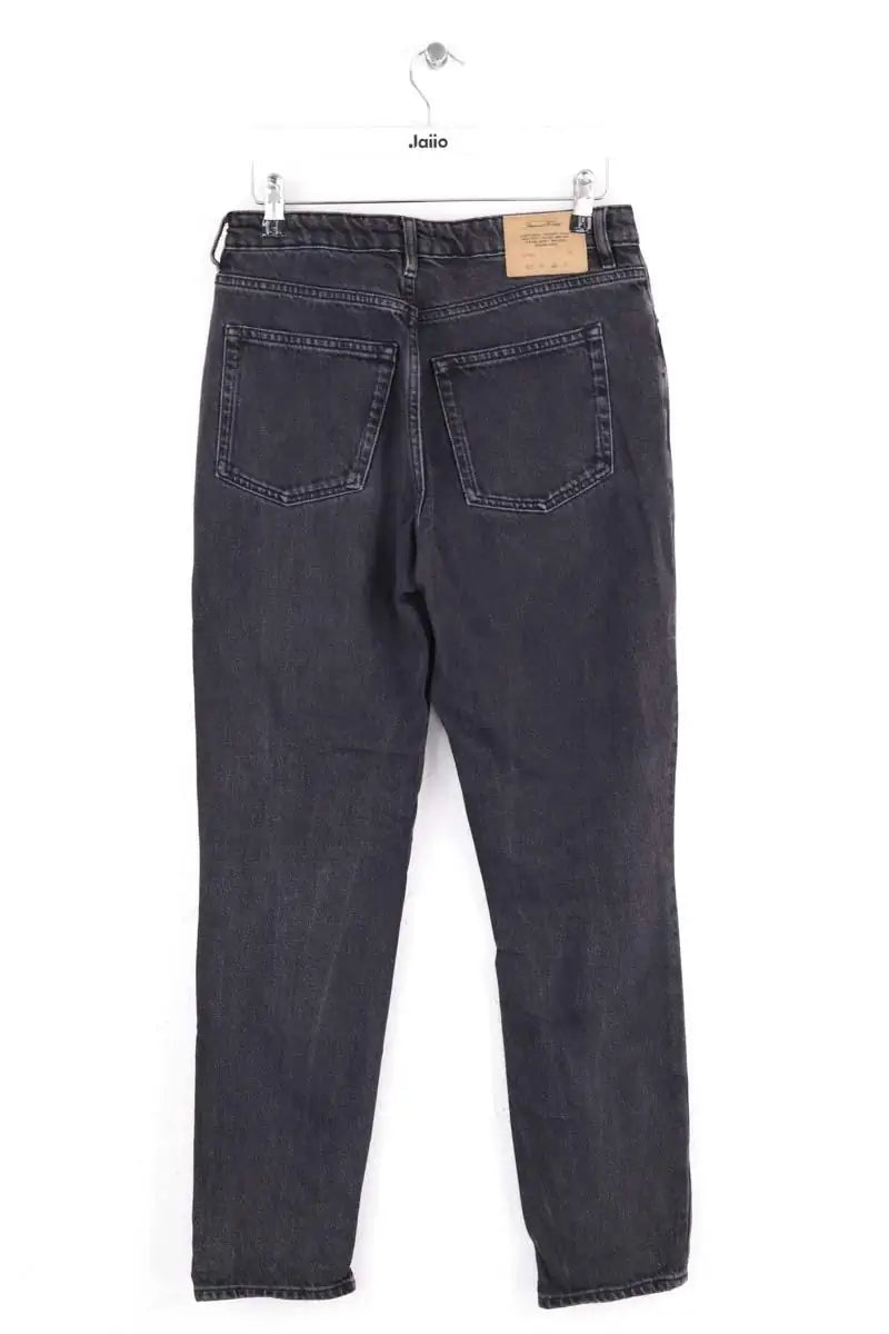 Jean droit American Vintage Noir en Coton