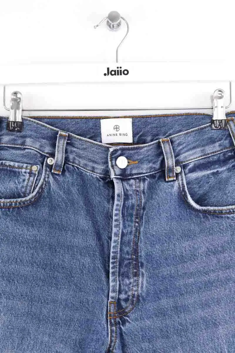 Jean droit Anine Bing Bleu en Coton