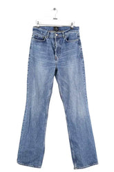 Jean droit Anine Bing Les Coupes Bleu en Coton, taille XS - Seconde Main