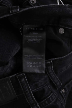 Jean droit Anine Bing Roy jean 34" Noir en Coton