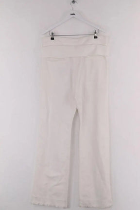 Jean droit Ann Demeulemeester Blanc en Coton