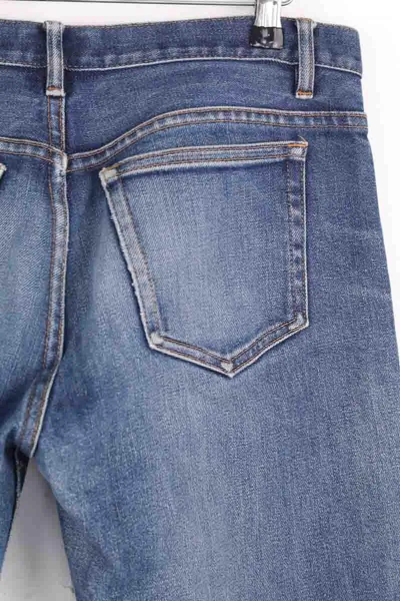 Jean droit APC Bleu en Coton