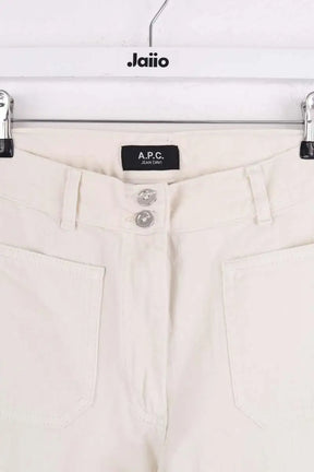 Jean droit APC Davi Blanc en Coton