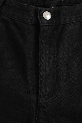 Jean droit APC Noir en Coton