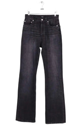 Jean droit APC Noir en Coton, taille XS - Seconde Main