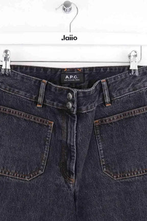 Jean droit APC Noir en Coton