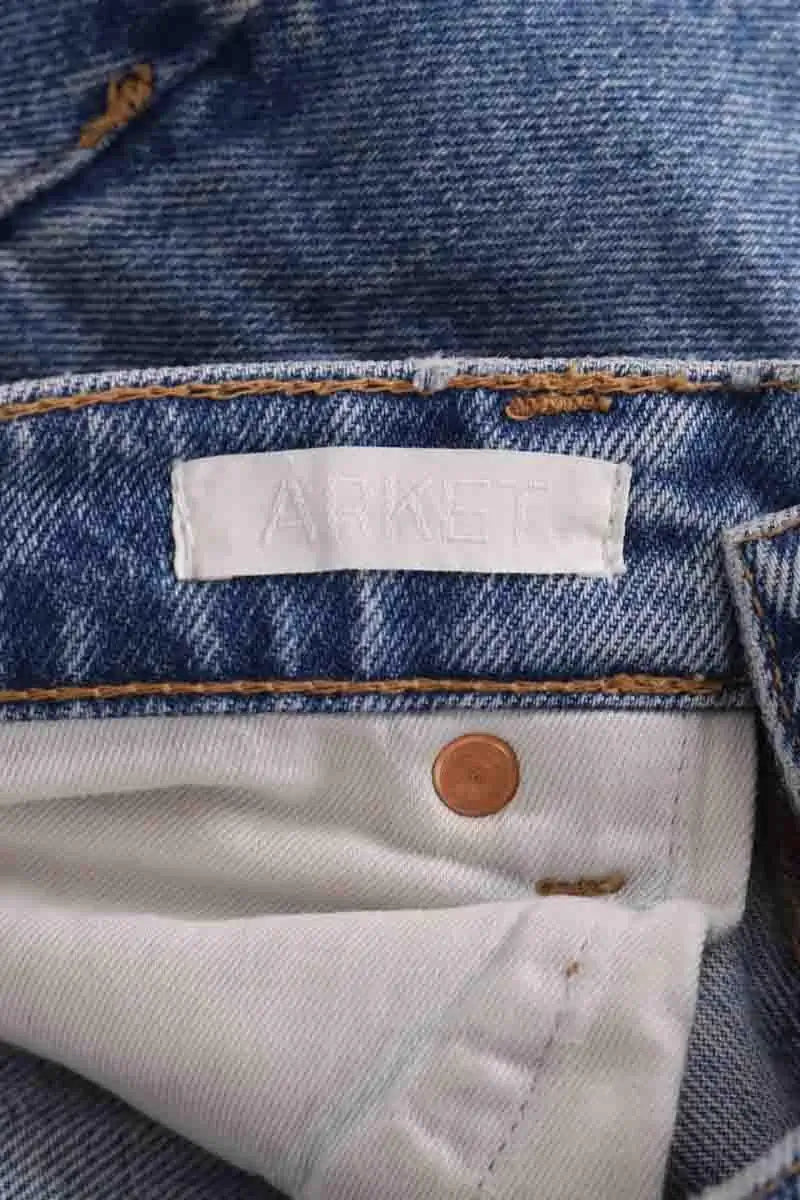 Jean droit Arket Bleu en Coton