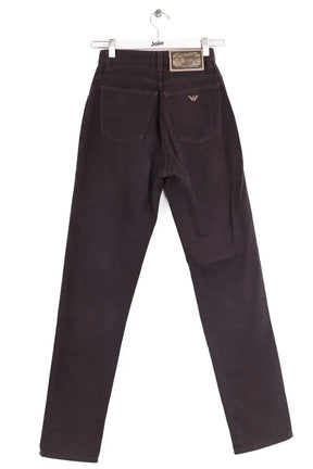 Jean droit Armani Jeans Marron en Coton