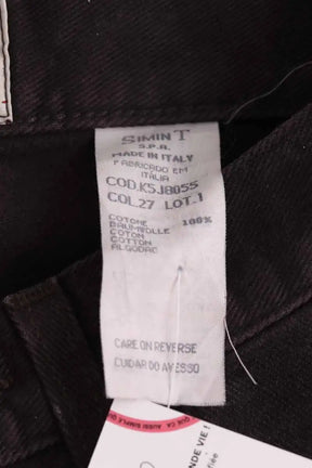 Jean droit Armani Jeans Marron en Coton
